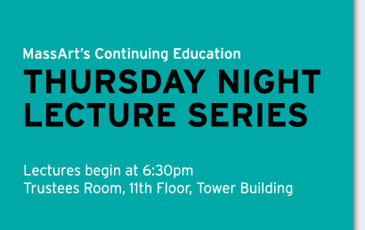 Mass Art Thursday Night Lecture Series logo