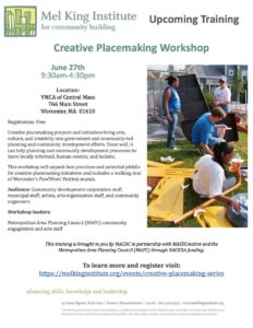 Creative Placemaking Worcester 2017 flyer