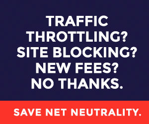 Save the Internet banner ad